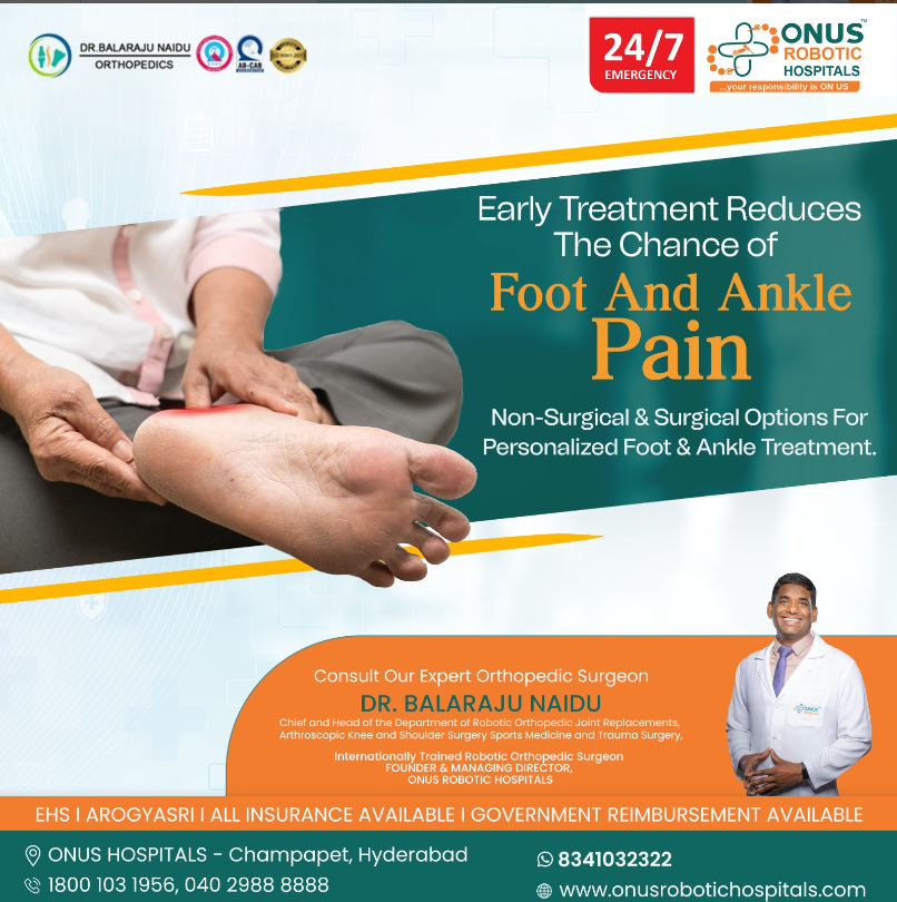 Don't Walk on Pain: Early Foot and Ankle Treatment for a Healthy You.